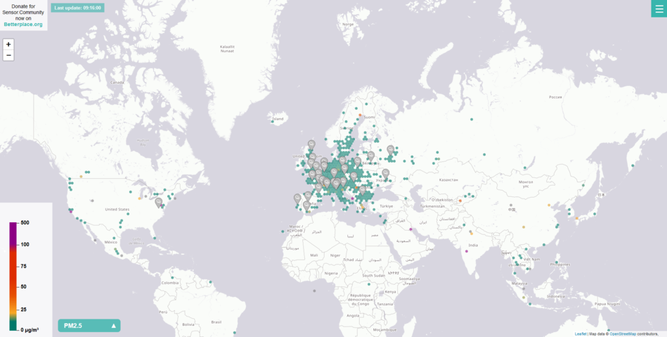 http://deutschland.maps.luftdaten.info - Weltkarte