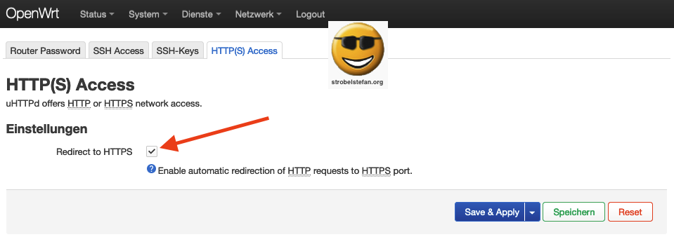 Secure LuCi Access Via SSH