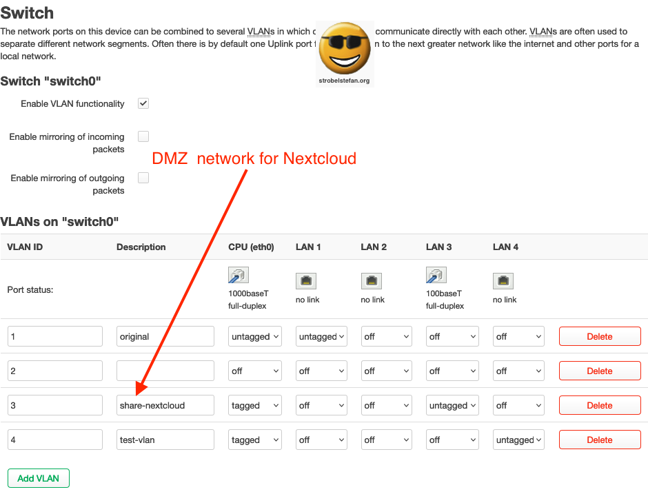 OpenWrt - Network Configuration